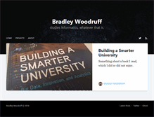 Tablet Screenshot of bradleywoodruff.com